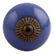 Slate Blue Antique Fitting Ceramic Dresser Knob Online